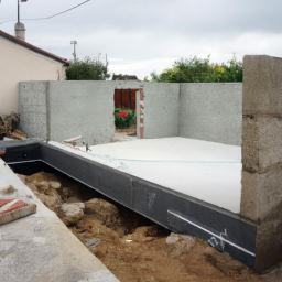 Agrandissement terrasse pour jardin suspendu Loos